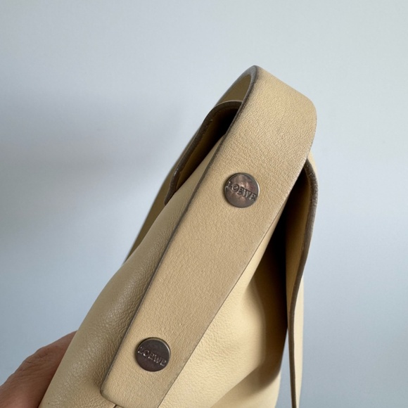 Loewe vintage flap leather shoulder / crossbody bag - Picture 4 of 9